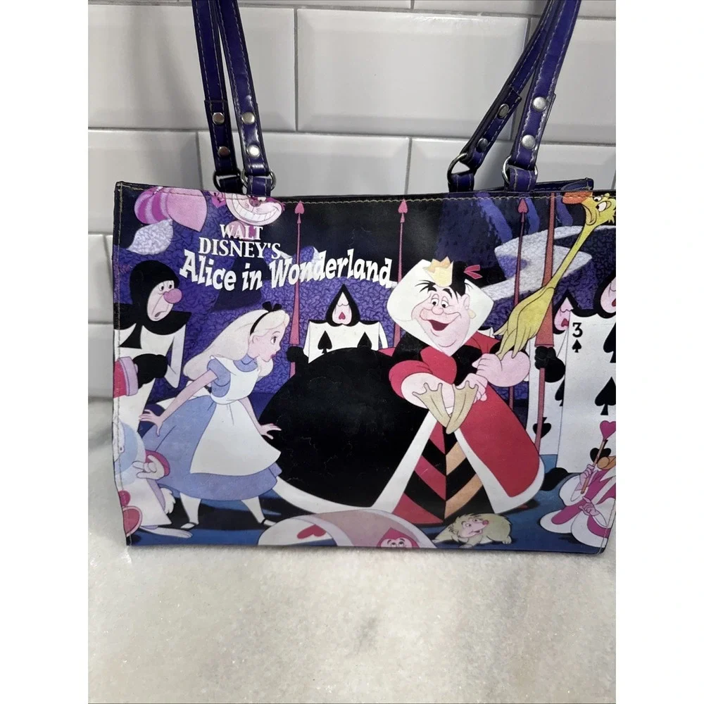 RARE DISNEY ALICE‎ IN WONDERLAND PURSE/SHOULDER BAG VINYL VINTAGE 1990s GW996